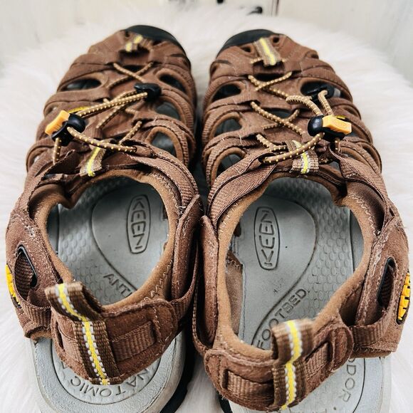 Keen Whisper Coffee Brown Closed Toe Hiking Outdoors Sandals - Womens Size 11 - Picture 6 of 8